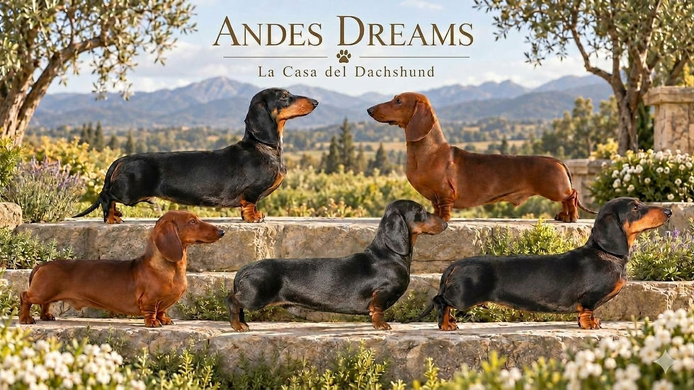 Campeones Dachshunds Andes Dreams