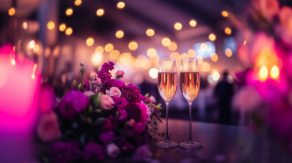 liberty9317_A_pair_of_champagne_glasses_next_to_a_fuchsia_flowe_a5b115ff-3d9f-48a0-9bdb-6e