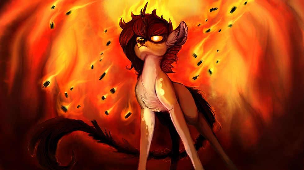 Poised Before Embers