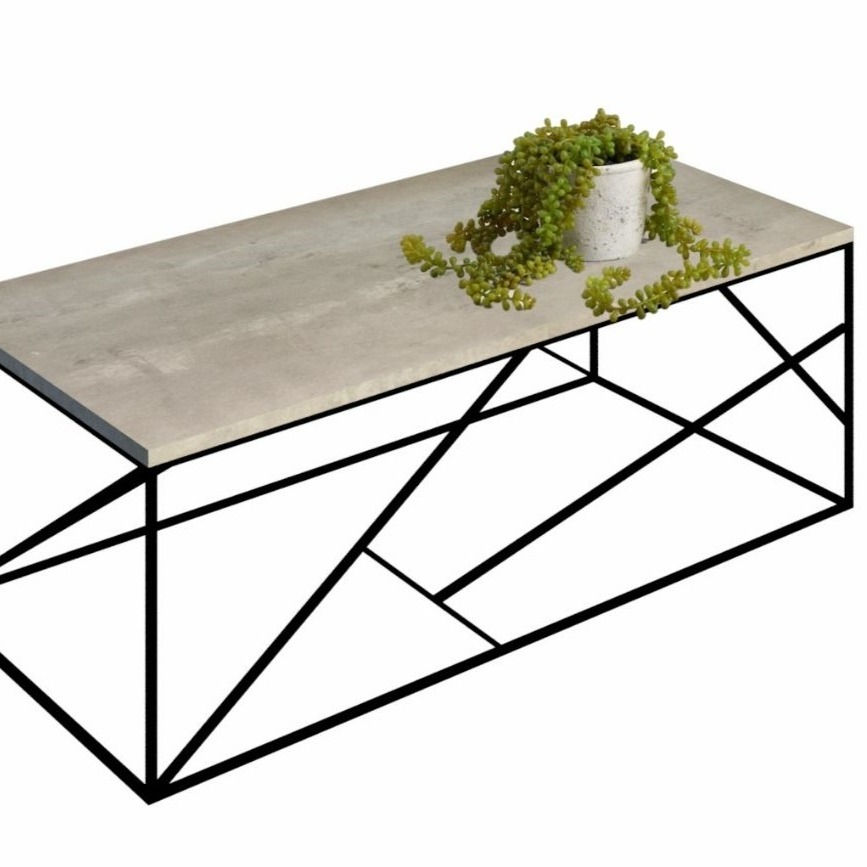 Geometric Coffee Table Earthen Space Décor