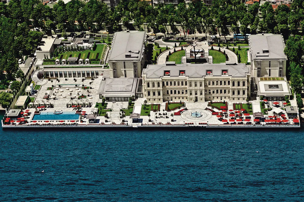 Overhead view of the Four Seasons Bosphorus