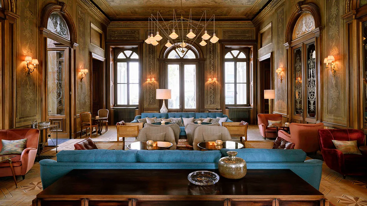 The Lobby of the Soho House Istanbul