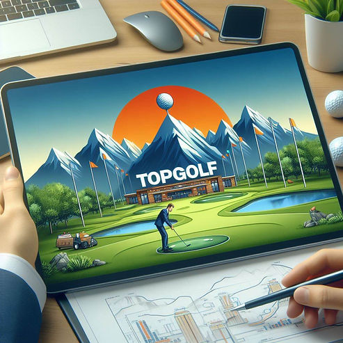 Topgolf Business Modell Illustration