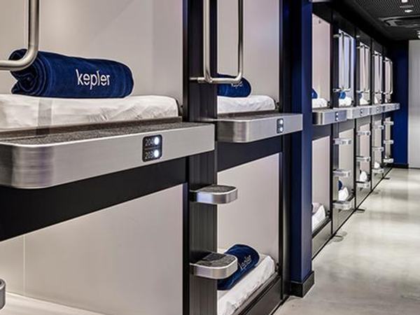 Sleeping Pods at the Kepler Club