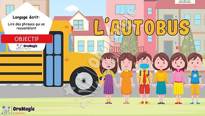 L'autobus - Phrases qui se ressemblent
