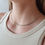 Thumbnail: Ketting schakel/crystal goud