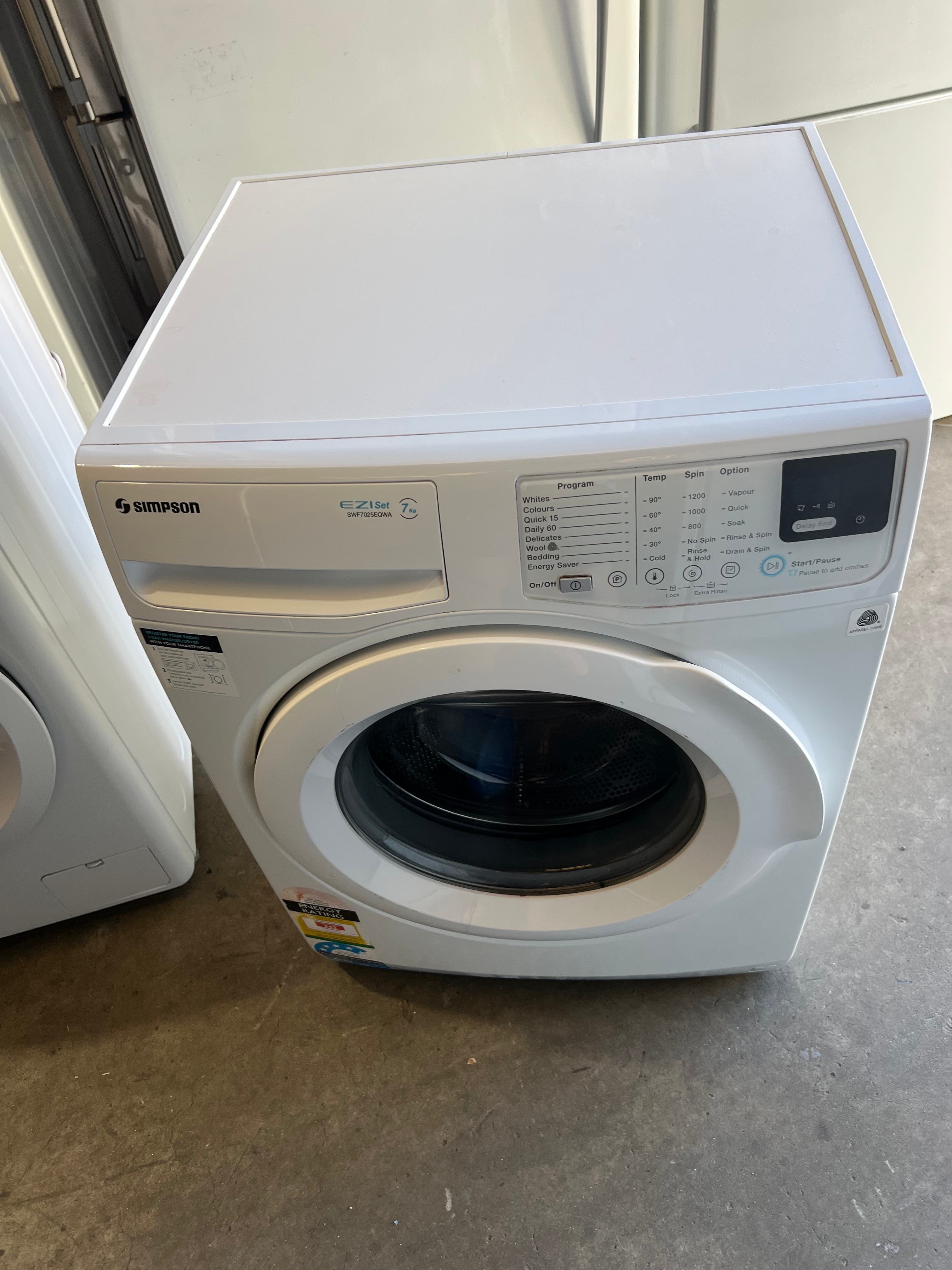 7kg Simpson EZISet Front Loader (FL846)