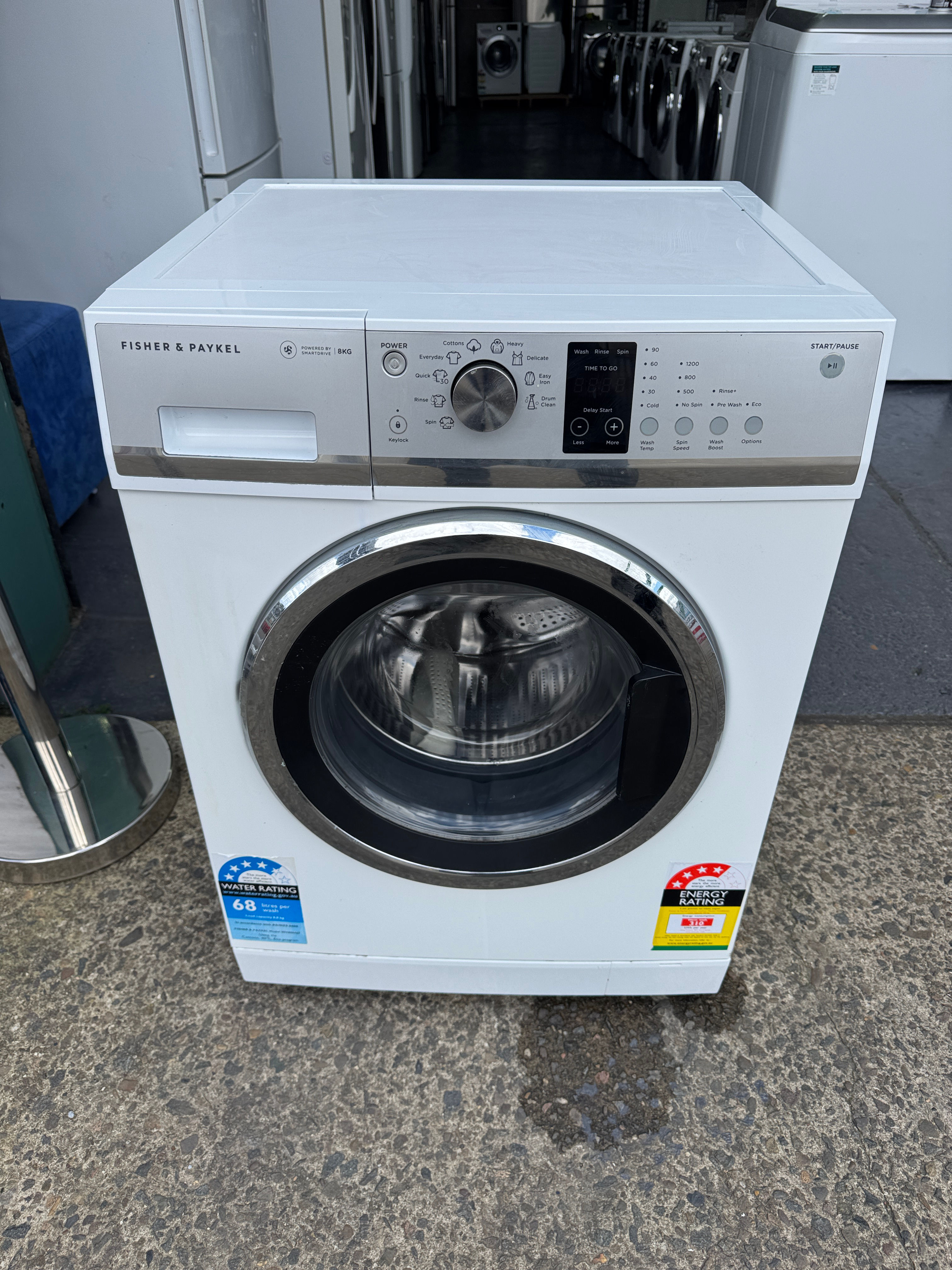 8kg Fisher & Paykel Front Loader (FL1606)