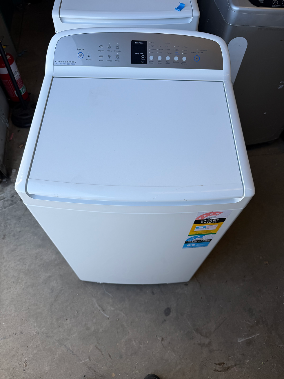 7.5kg Fisher & Paykel ECO Top Loader (TL1379)