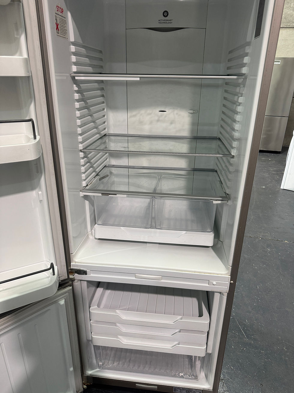 Thumbnail: 403L Fisher & Paykel Bottom Mount Stainless Steel Fridge (F1132)