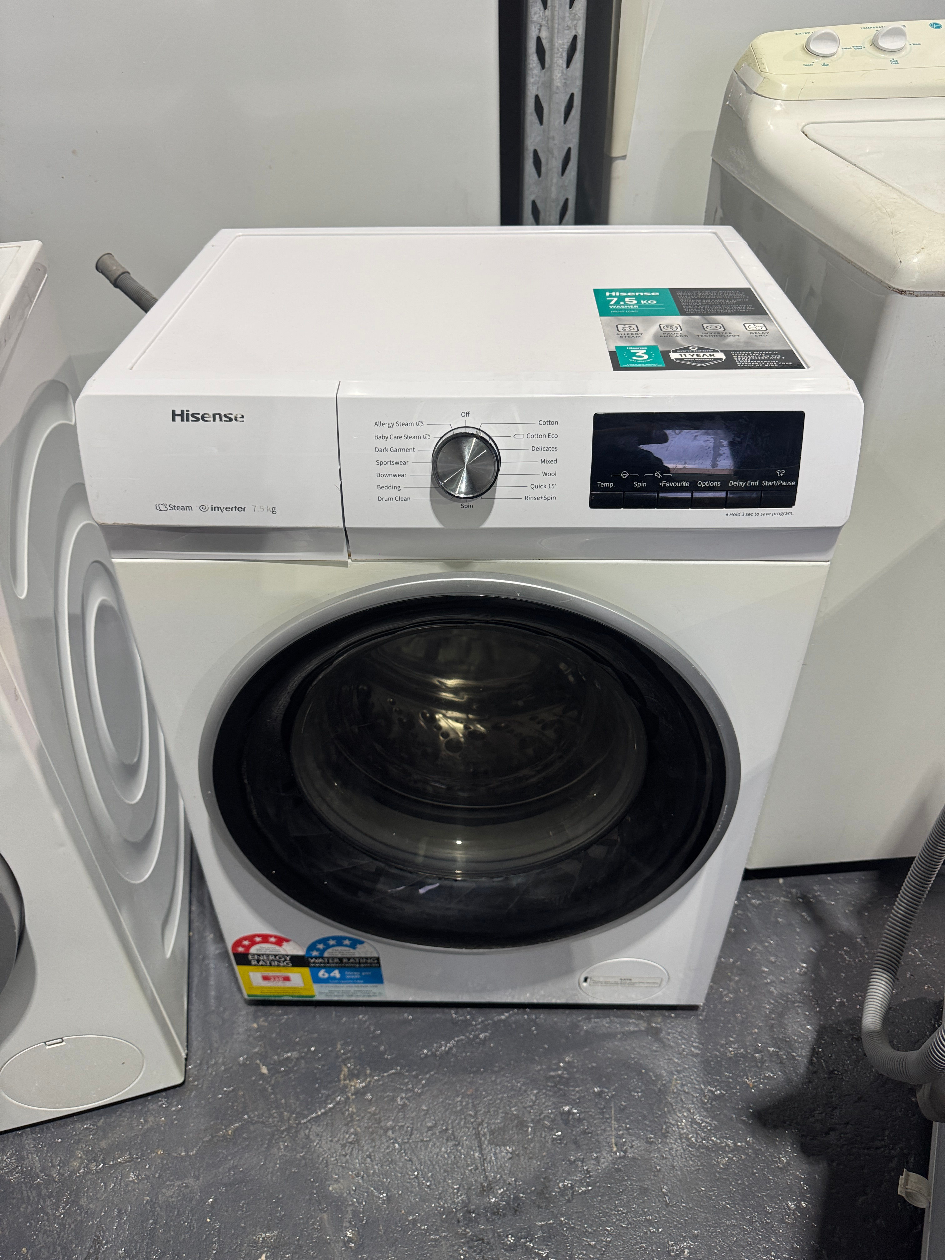7.5kg Hisense Front Loader (FL1306)