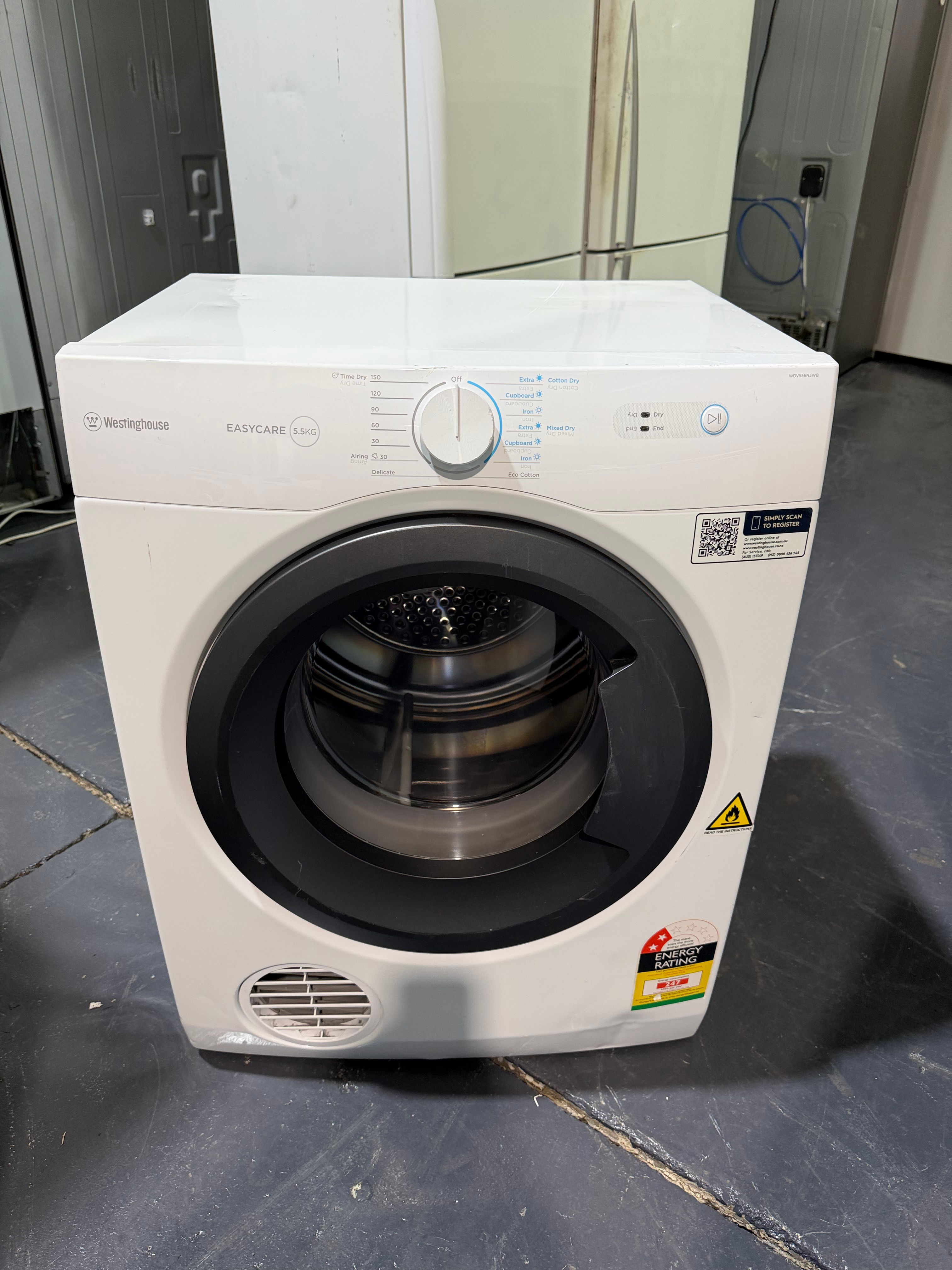 5.5kg Westinghouse Vented Dryer (DR667)