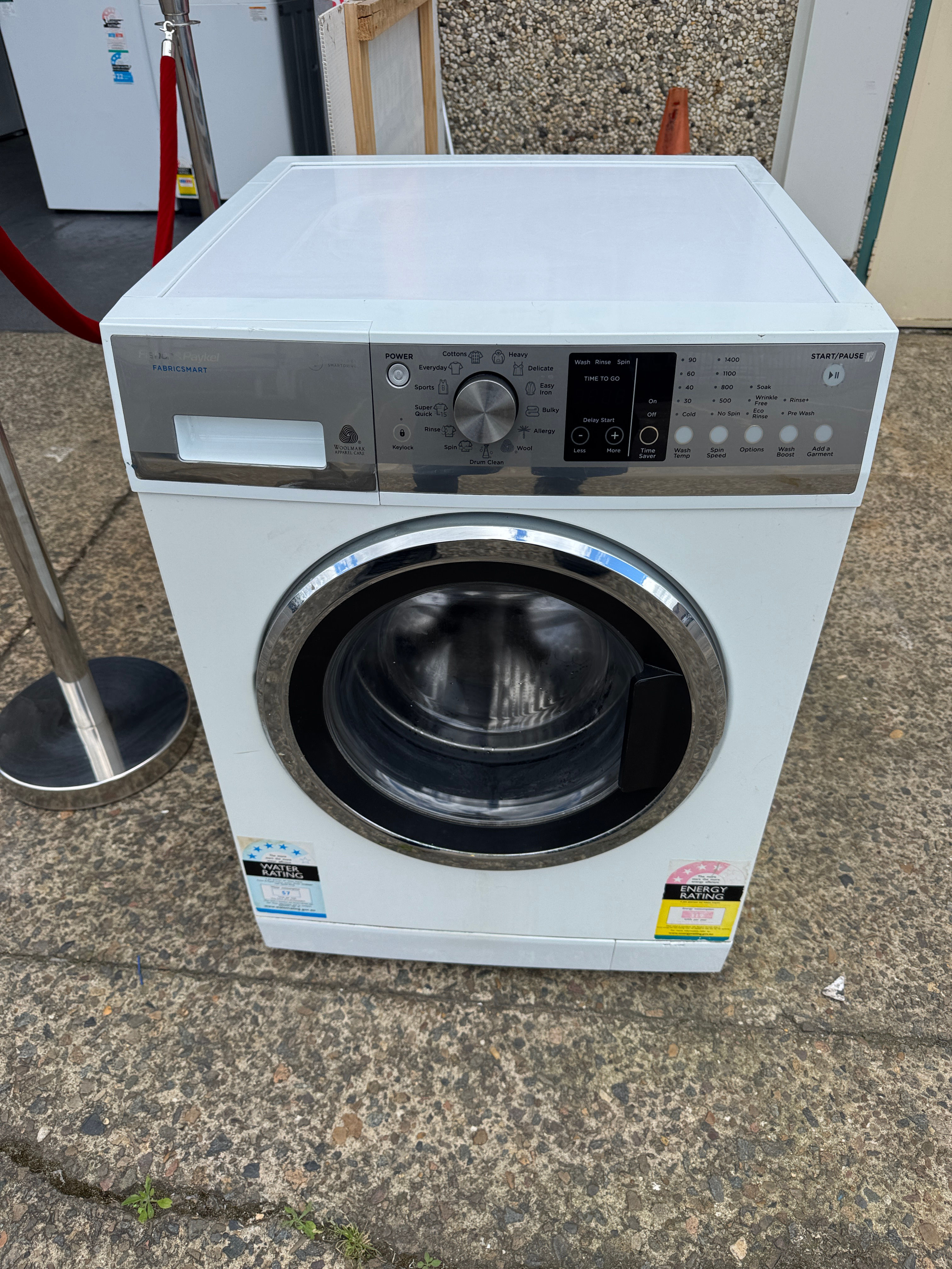 8kg Fisher & Paykel Front Loader (FL1607)