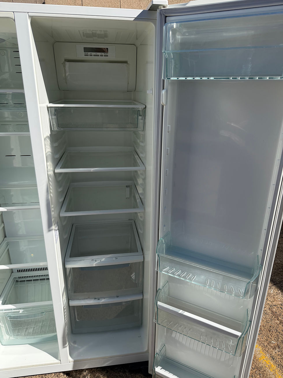 Thumbnail: 606L Westinghouse Side by Side Fridge (F989)