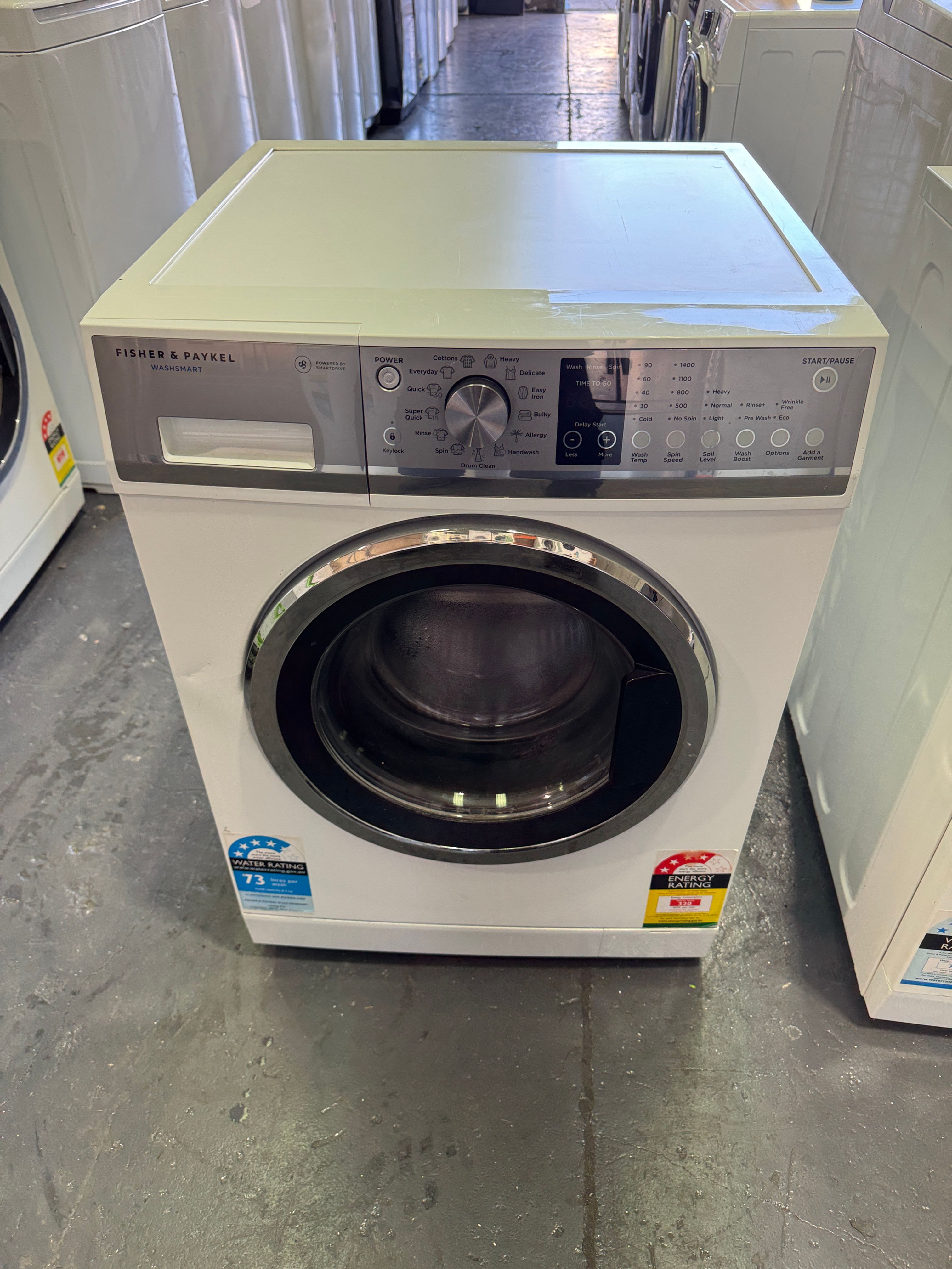  8.5kg Fisher & Paykel Washsmart Front Loader (FL1335)