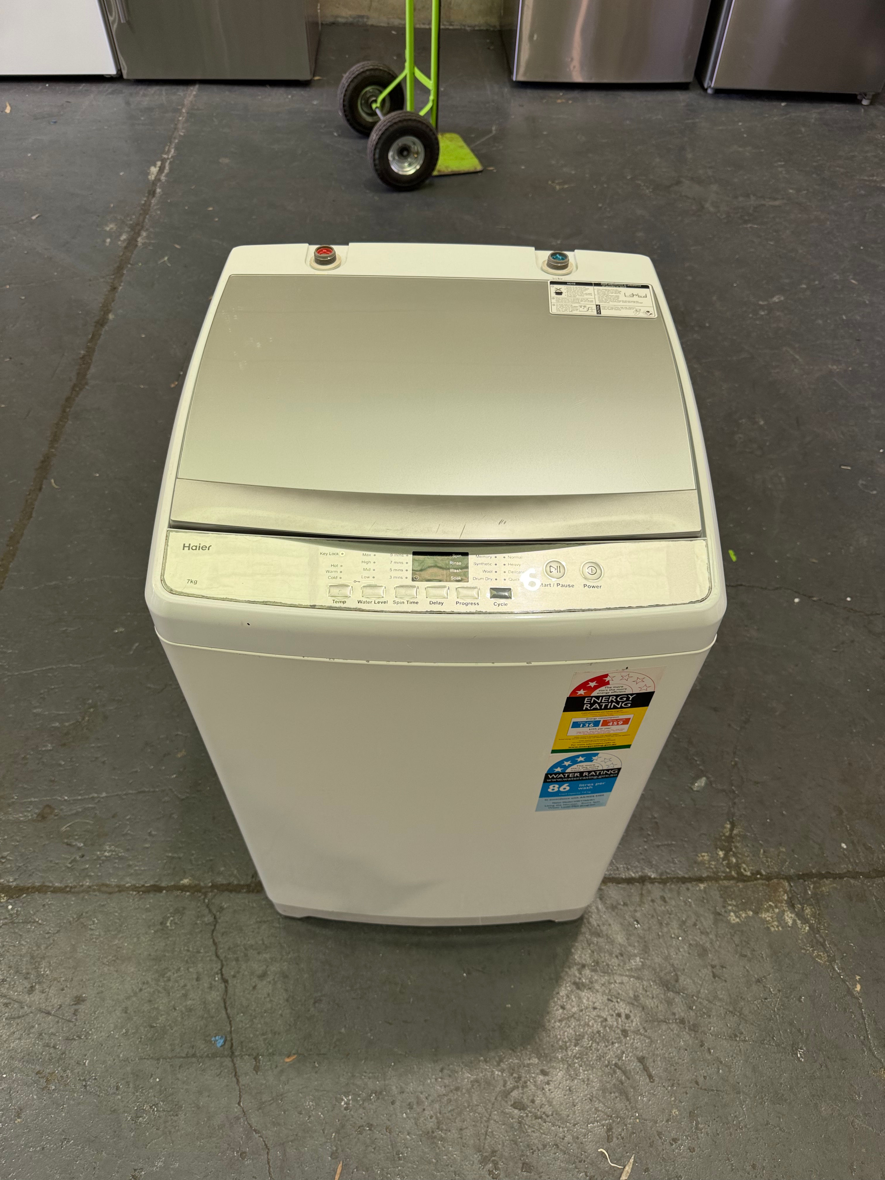 7kg Haier Top Loader (TL1953)