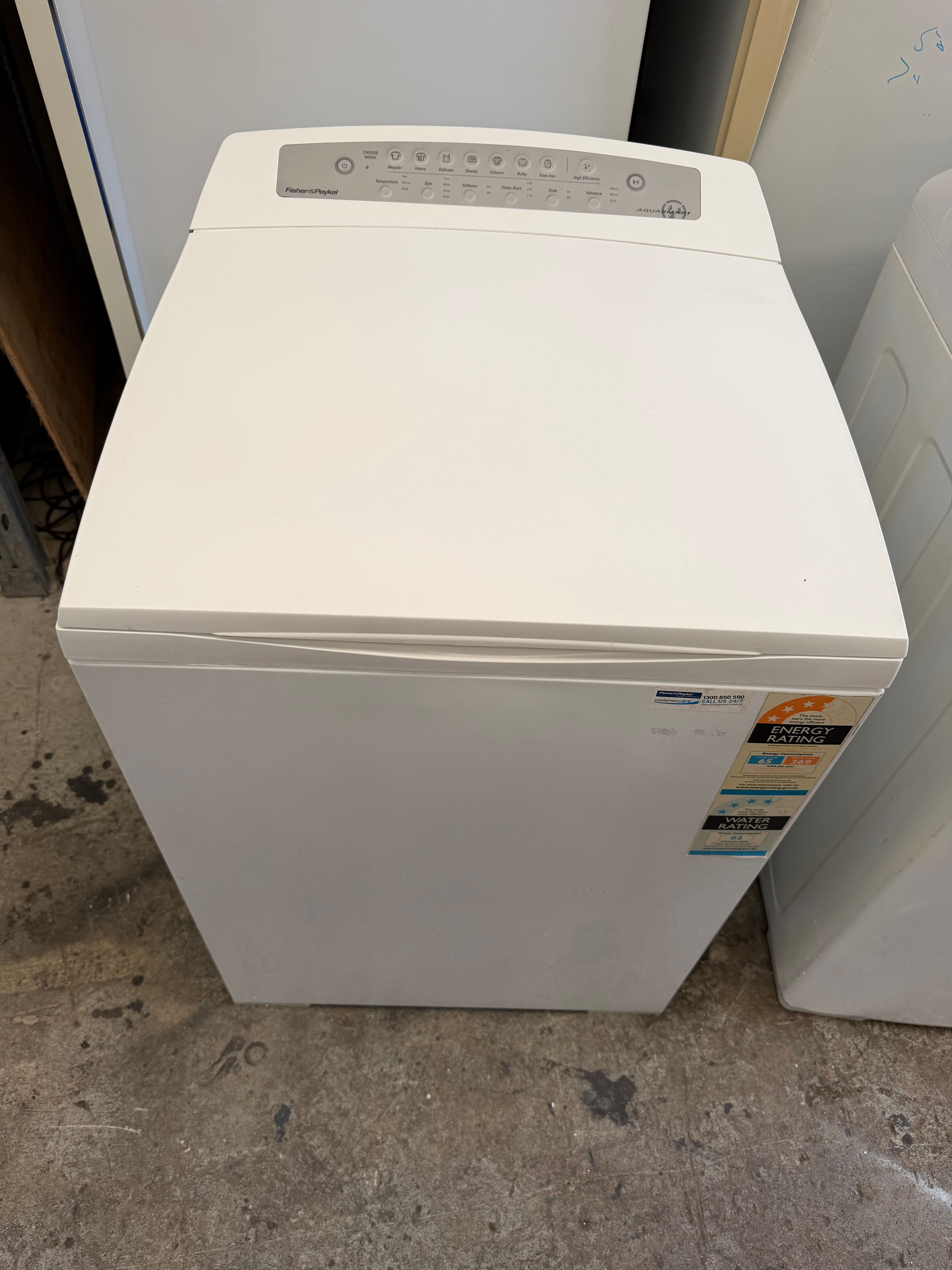 8kg Fisher & Paykel Top Loader (TL1531)