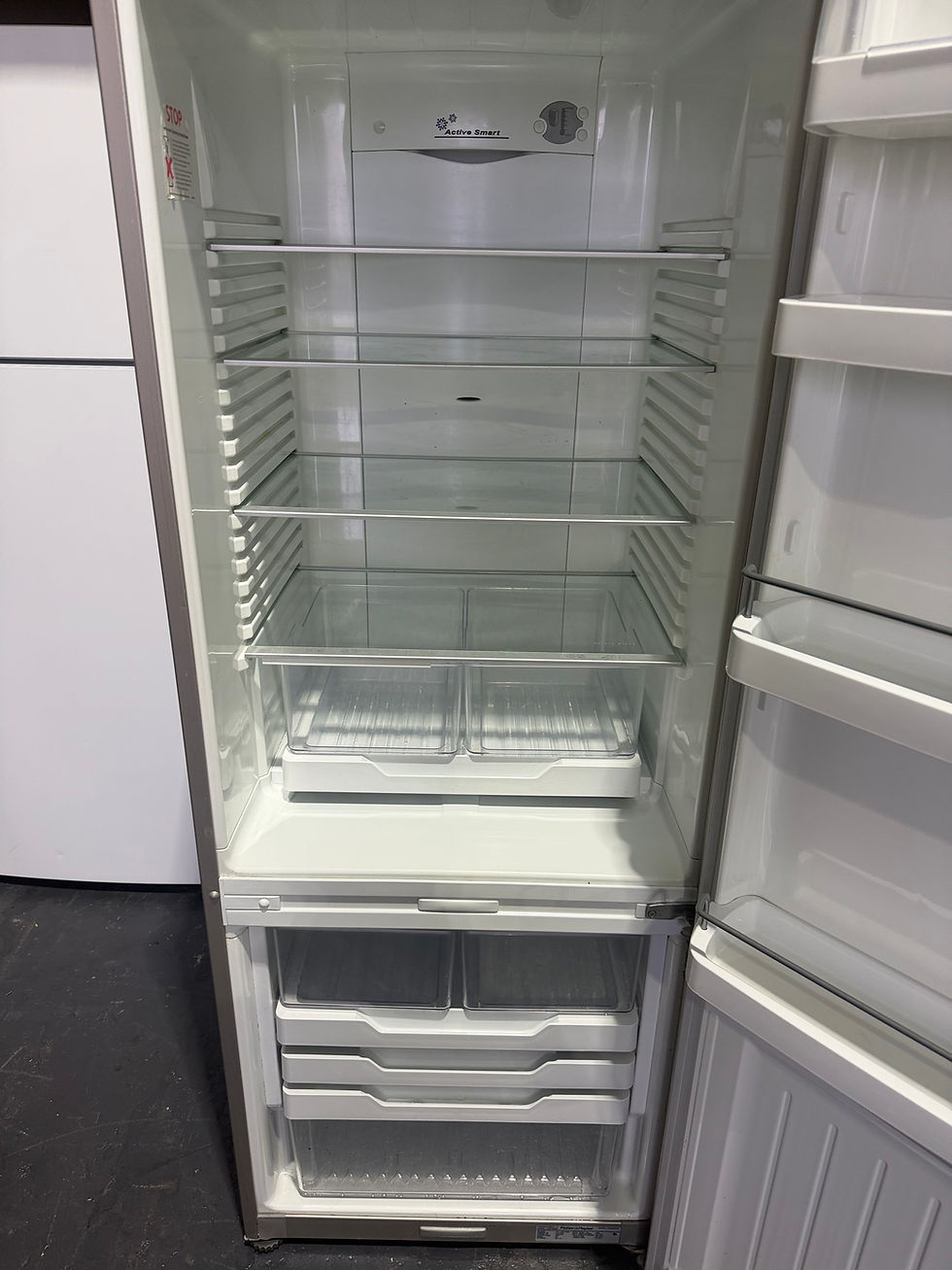 Thumbnail: 403L Fisher & Paykel Stainless Steel Bottom Mount Fridge (F1160)