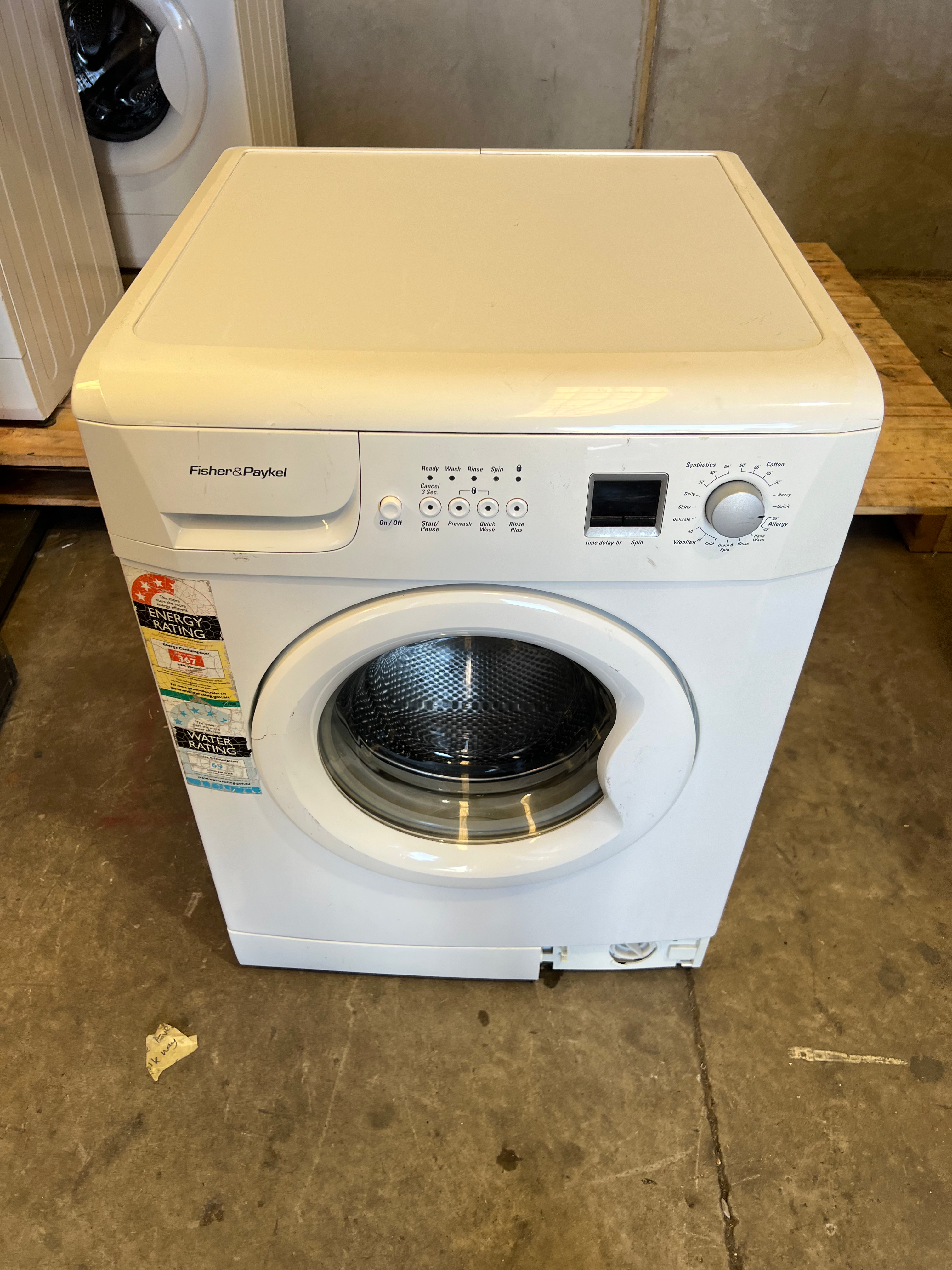  8kg Fisher & Paykel Front Loader (FL807)