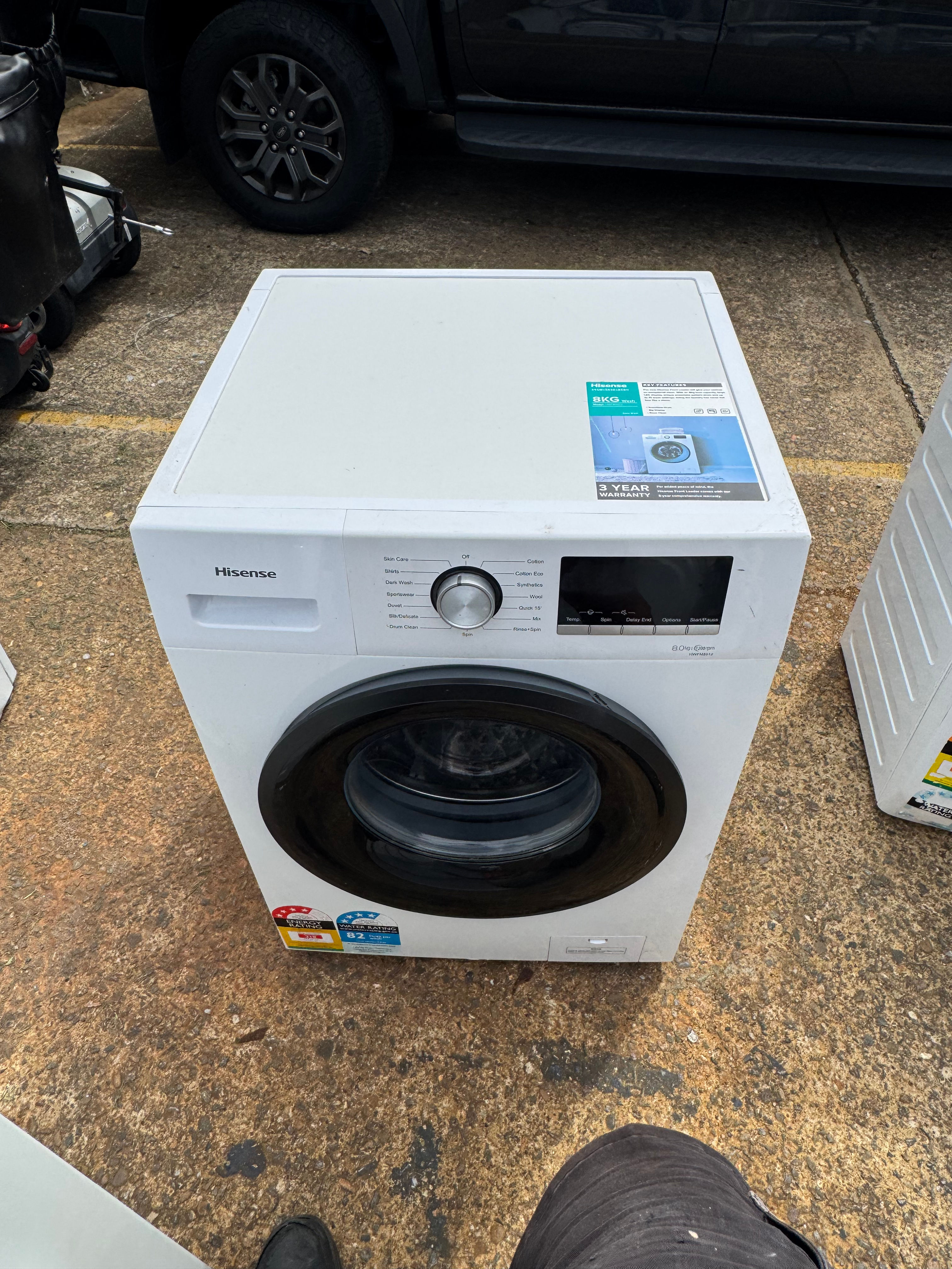 8kg Hisense Front Loader (FL1122)