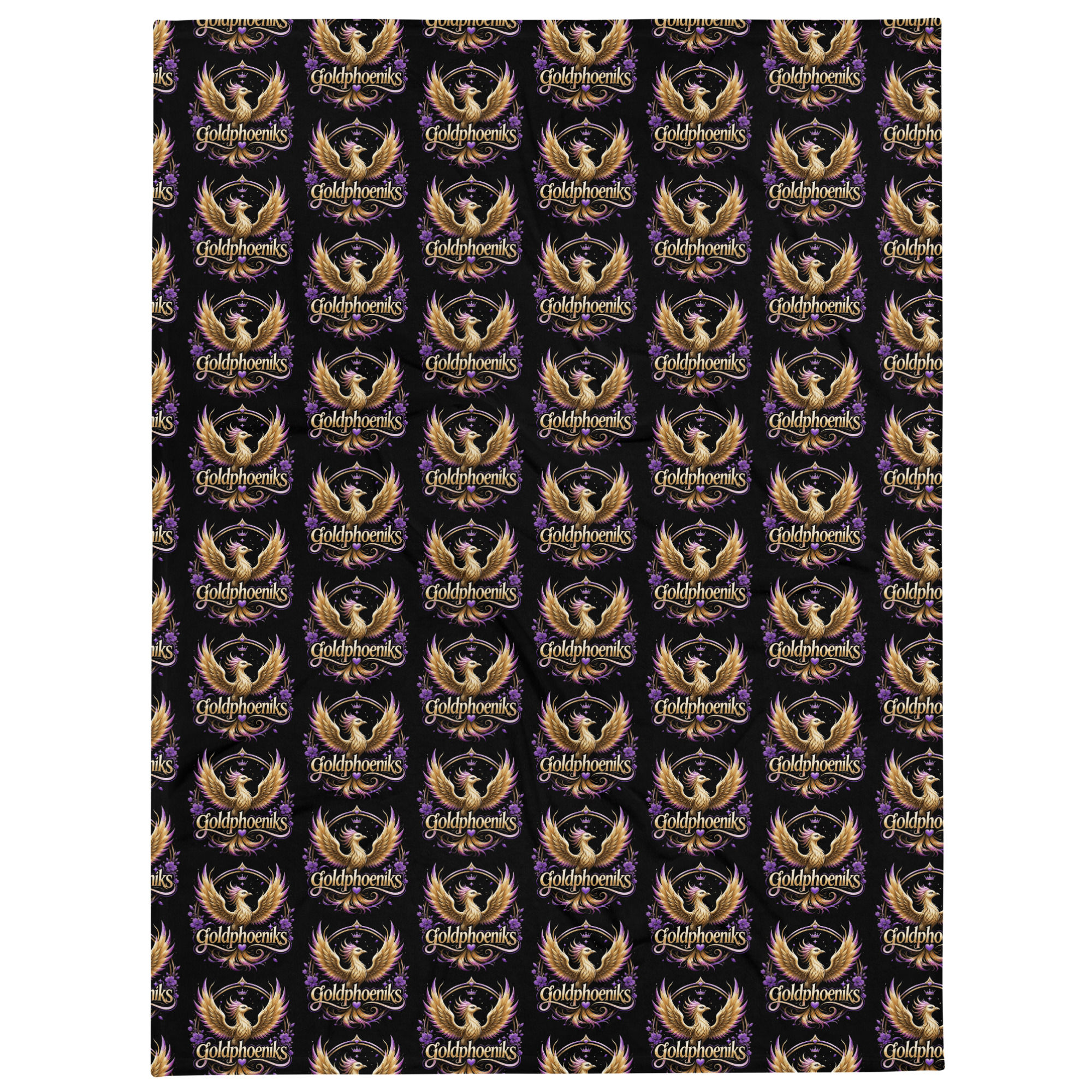 Humble Gamers | Gold Phoeniks Throw Blanket (60"X80")