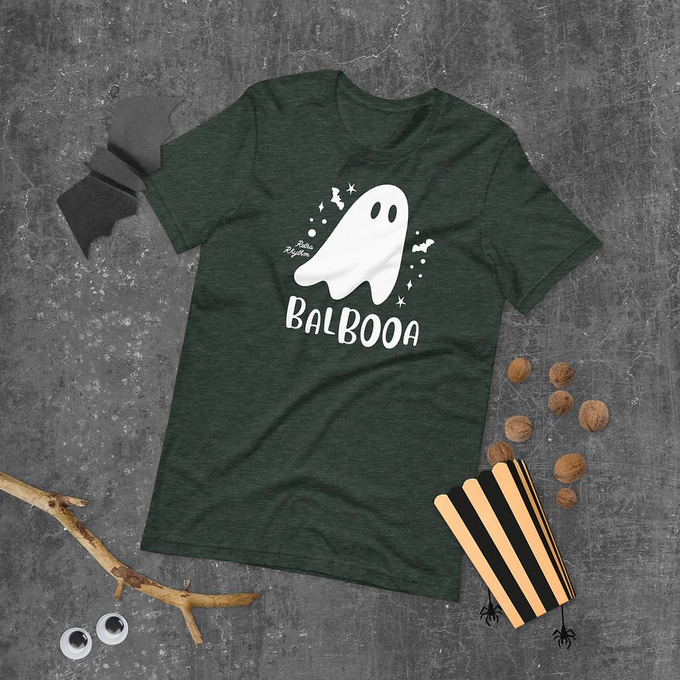 Thumbnail: Balbooa Ghost Halloween Unisex t-shirt