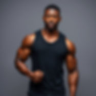 black Male model in t-shirt showing muscles.jpg