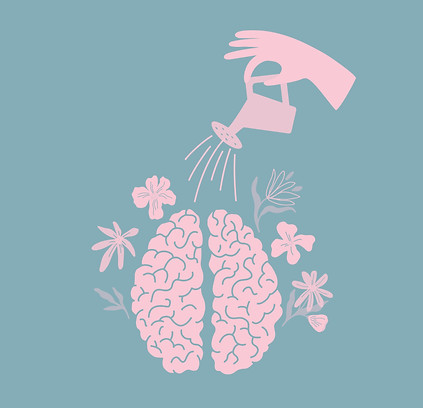 nourishing brain illustration