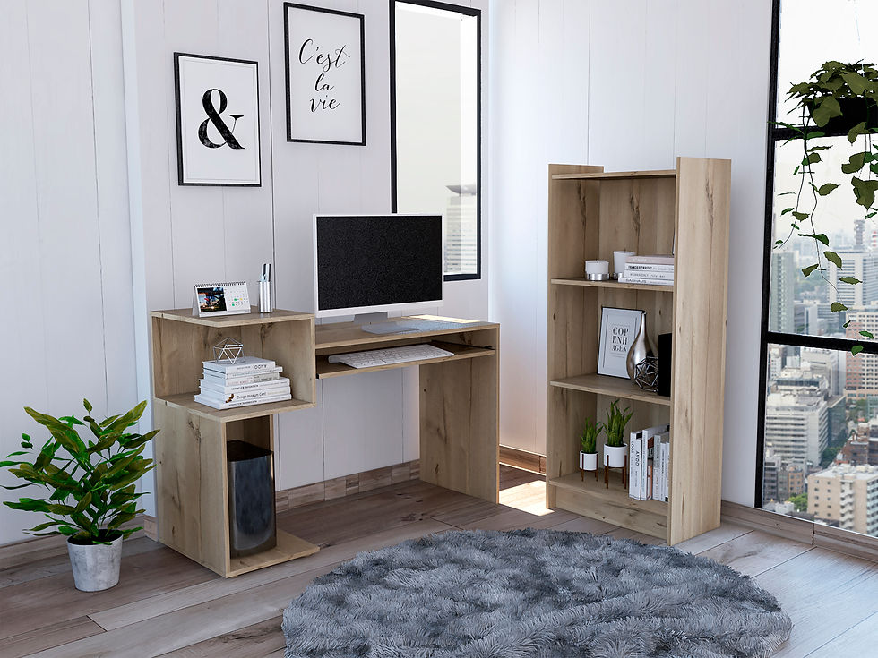Thumbnail: Low 3 Tier Bookcase Display Storage Shelving Unit Bookshelf - Brook