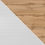 Thumbnail: Square Extending Kitchen Dining Table Butterfly Flip Top Seats up to 8 Two Tone