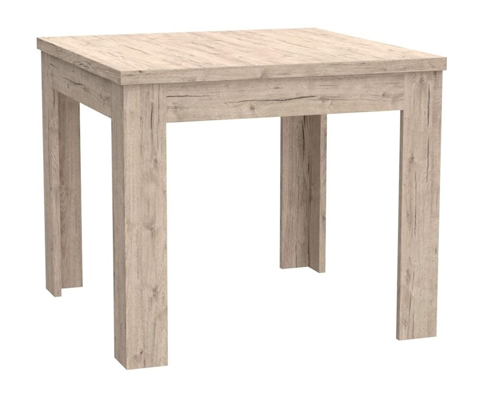 Thumbnail: Square Extendable Dining Table Flip Top up to 8 Seater in Oak Effect Finish