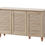 Thumbnail: Shoe Cabinet Stand Rack Storage Cupboard Sideboard Hall Unit with 3 Louvre Doors Oak Effect finish