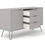 Thumbnail: Grey Large 2 Door 3 Drawer Sideboard on Hairpin Legs