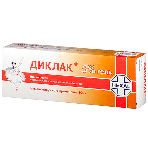 DICLAC GEL (DICLOFENAC) for external use 5 50g and 100g BeFitPharma