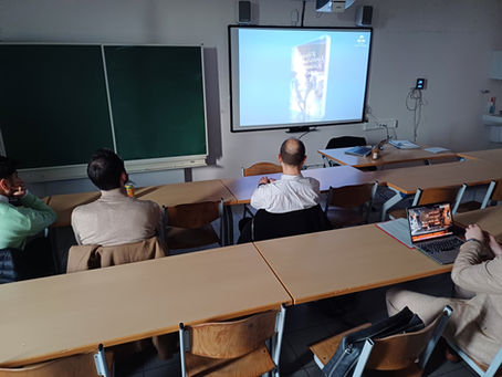 Présentation orale devant les futurs barmans de l'IFAPME-Villers-le-Bouillet (26/03/2024)