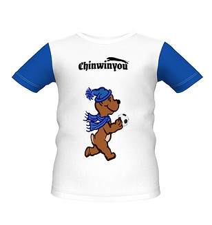 Chinwinyou Football Boys Premium ( Cute Bear T-Shirt )