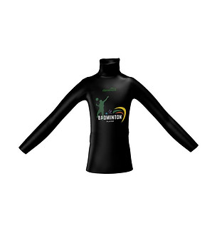 Chinwinyou Badminton Player Mens Slim Fit Roll Neck   ​