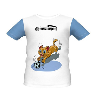 Chinwinyou Football Boys Premium ( Funny Dog T-shirt )