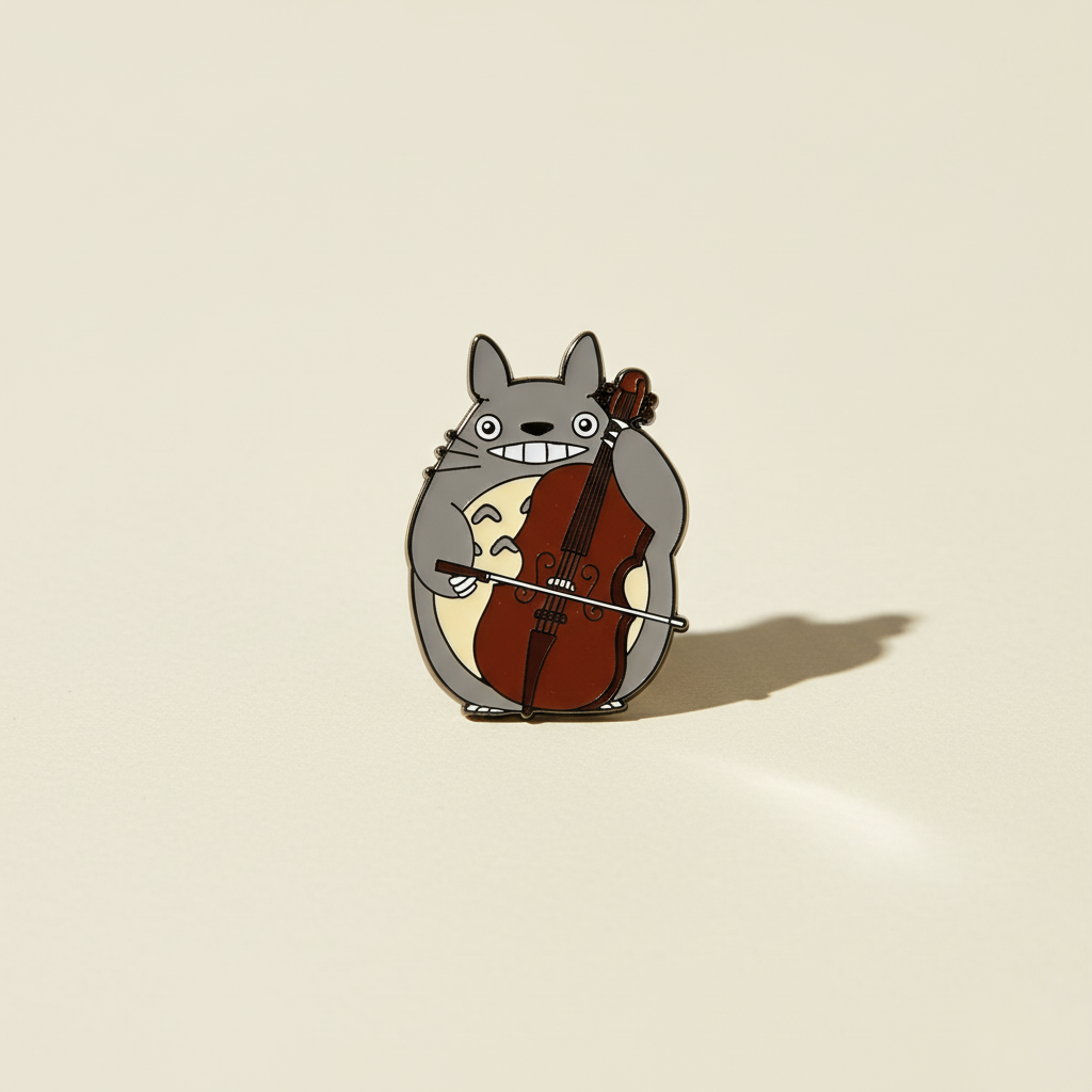 Totoro with Cello | My Neighbor Totoro | Enamel Pin