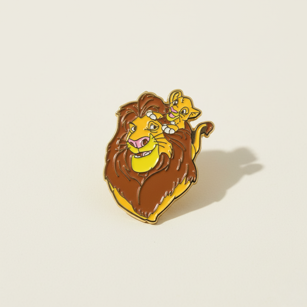 Mufasa and Simba | The Lion King | Enamel Pin