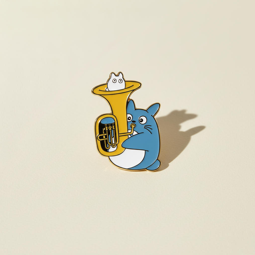Totoro with Tuba | My Neighbor Totoro | Enamel Pin