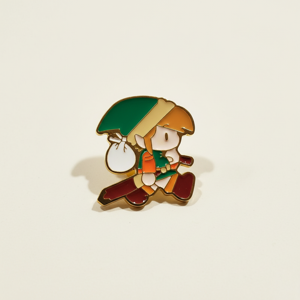Hyrule's Finest Friends: Link | Zelda | Enamel Pin