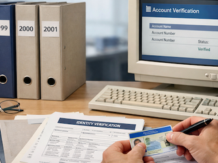 Unclaimed money recovery Australia showing review of historical financial records and verification documents