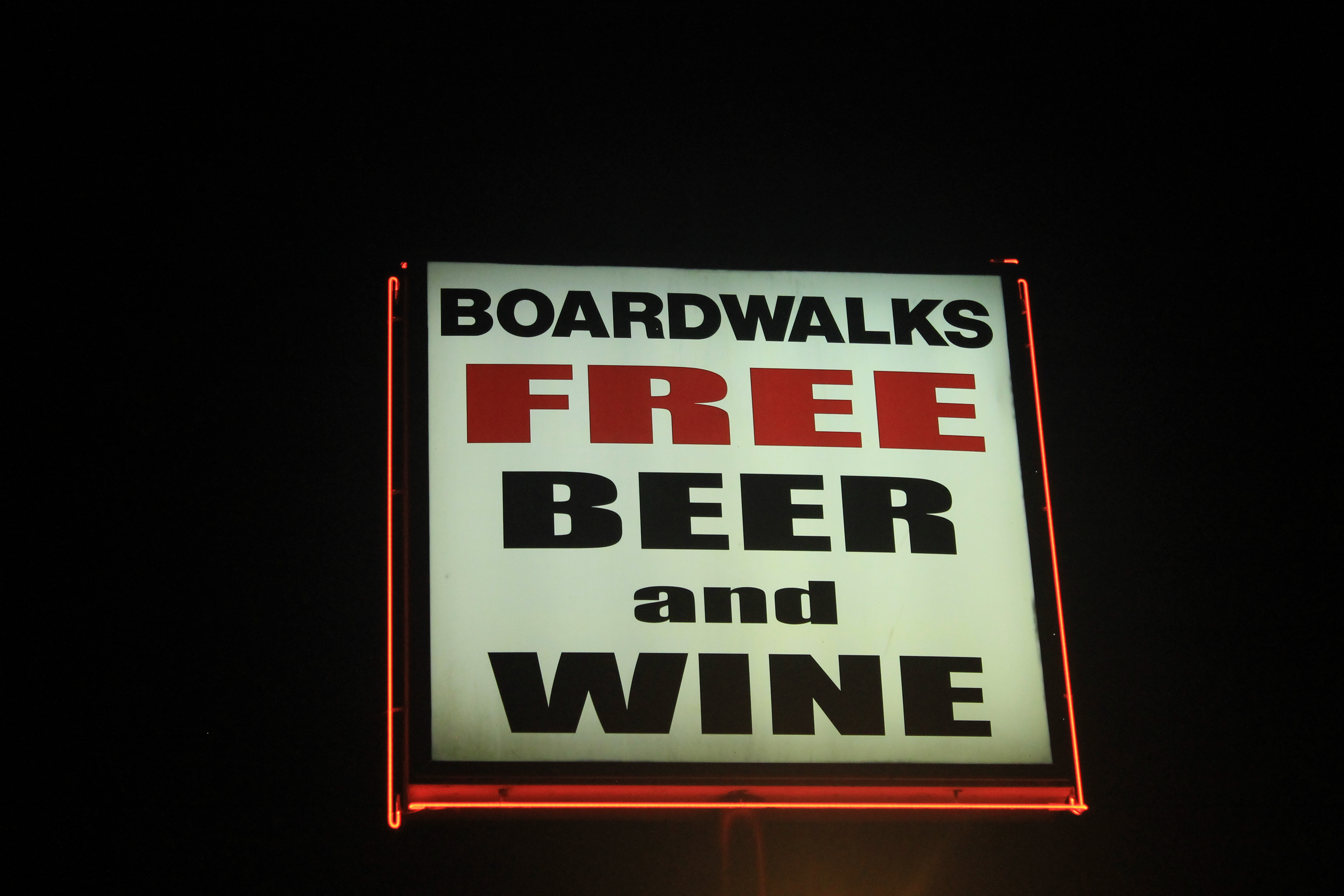 Exterior - Boardwalks Sign