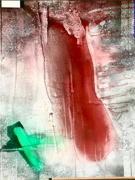 Acrylic on MDF and canvas