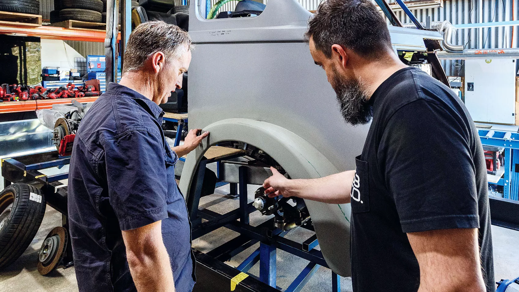 3D scanning wheel arch