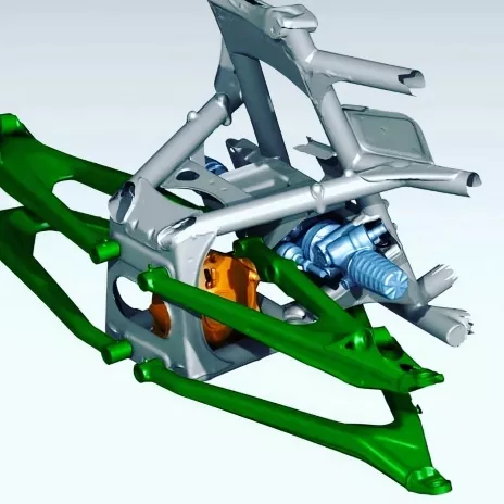 3D scan front control arm