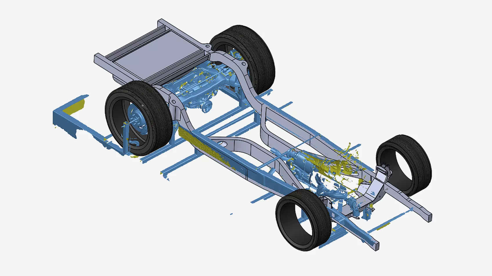 chassis model from 3d scan