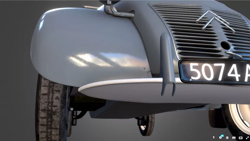 Citroën 2CV 3D Scan