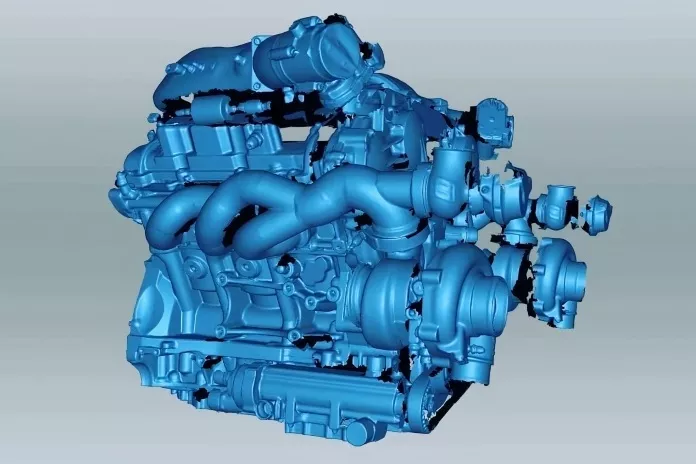 3D Scan GTR Motor